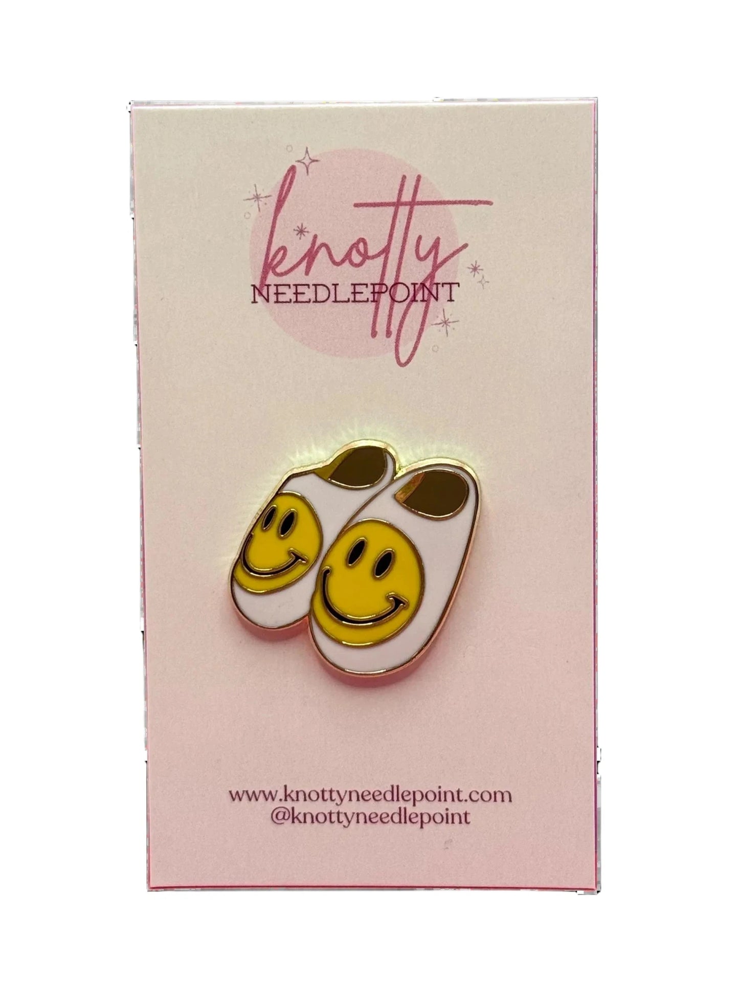 Yellow Slippers Needle Minder