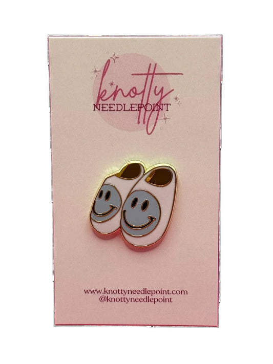 Blue Slippers Needle Minder