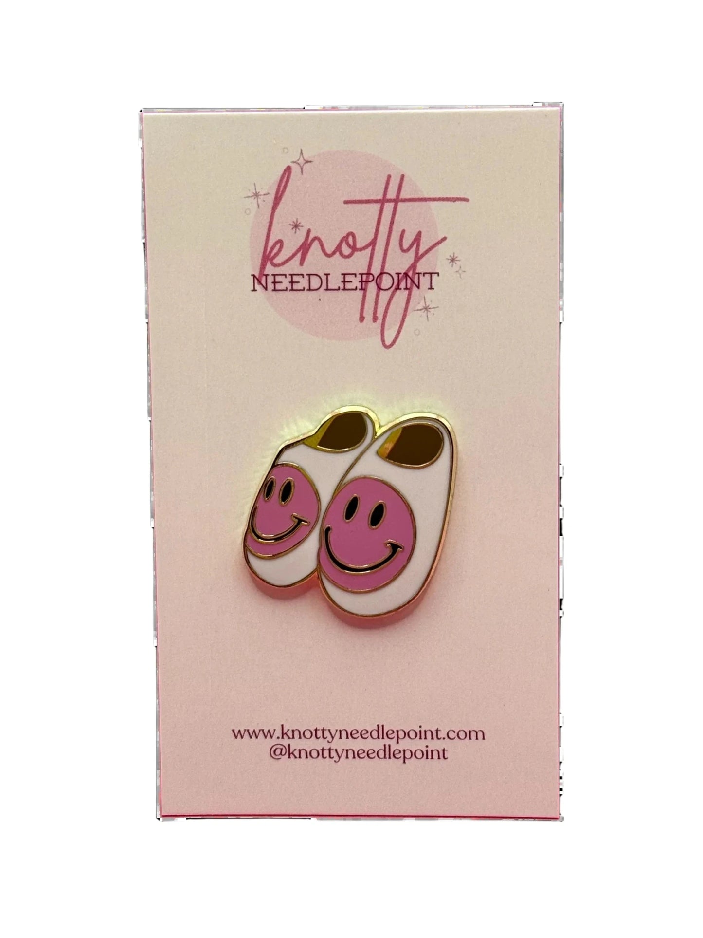 Pink Slippers Needle Minder