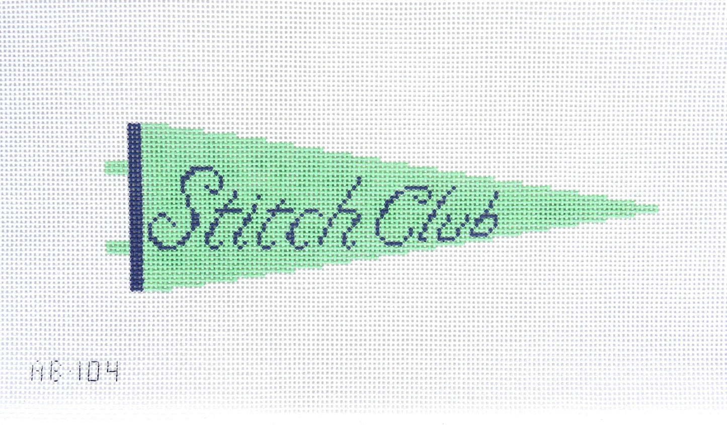 Stitch Club Pennant Needlepoint Canvas