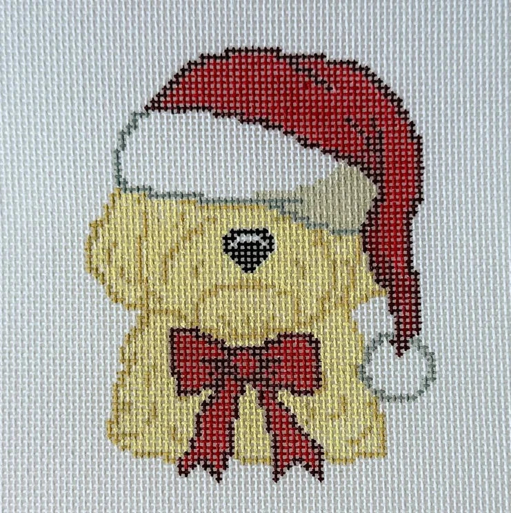 Doodle Santa Needlepoint Canvas