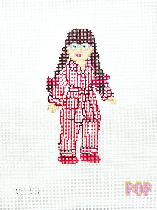 Molly Pajamas Doll Needlepoint Canvas