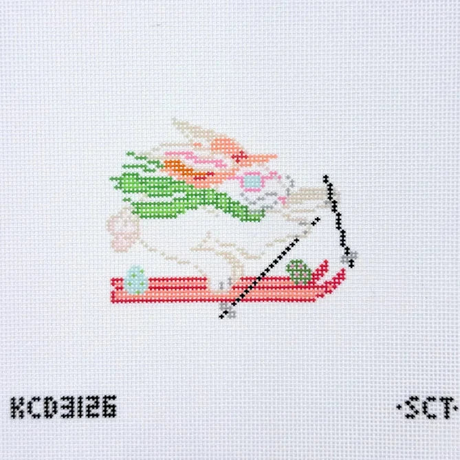 Dolce Vita Alpine Easter Bunny Needlepoint Canvas