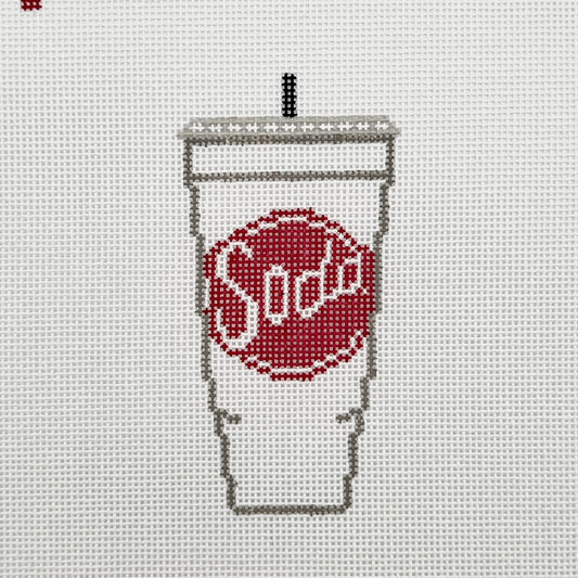Utah Soda Needlepoint Canvas