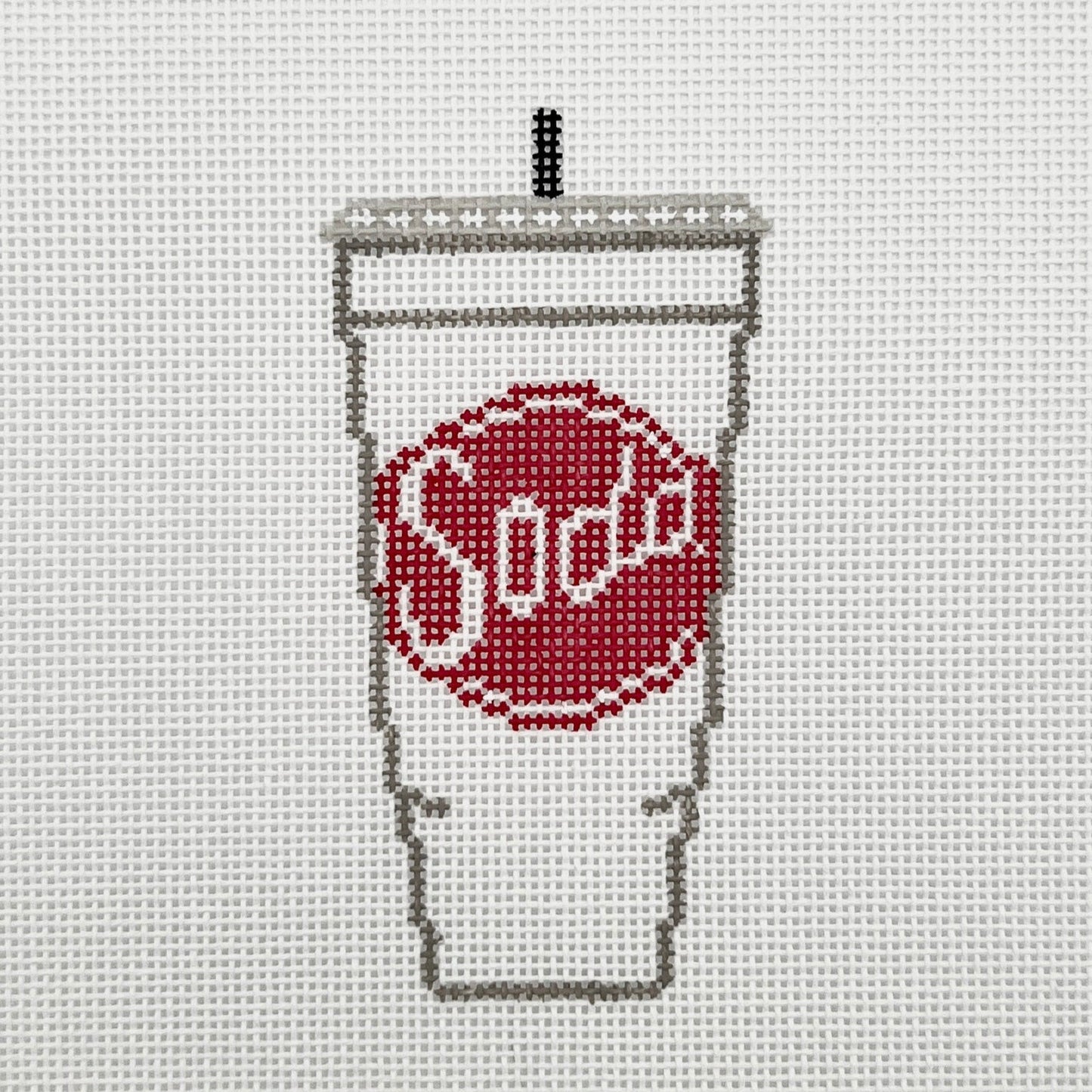 Utah Soda Needlepoint Canvas