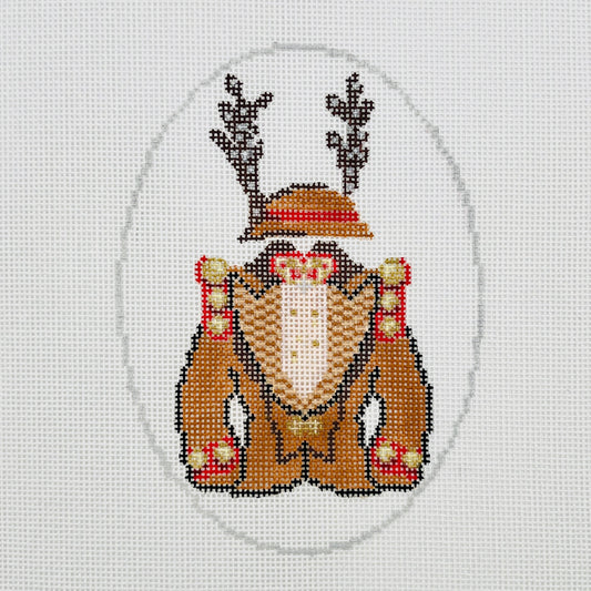 Rockette - Reindeer Outfit Needlepoint Canvas