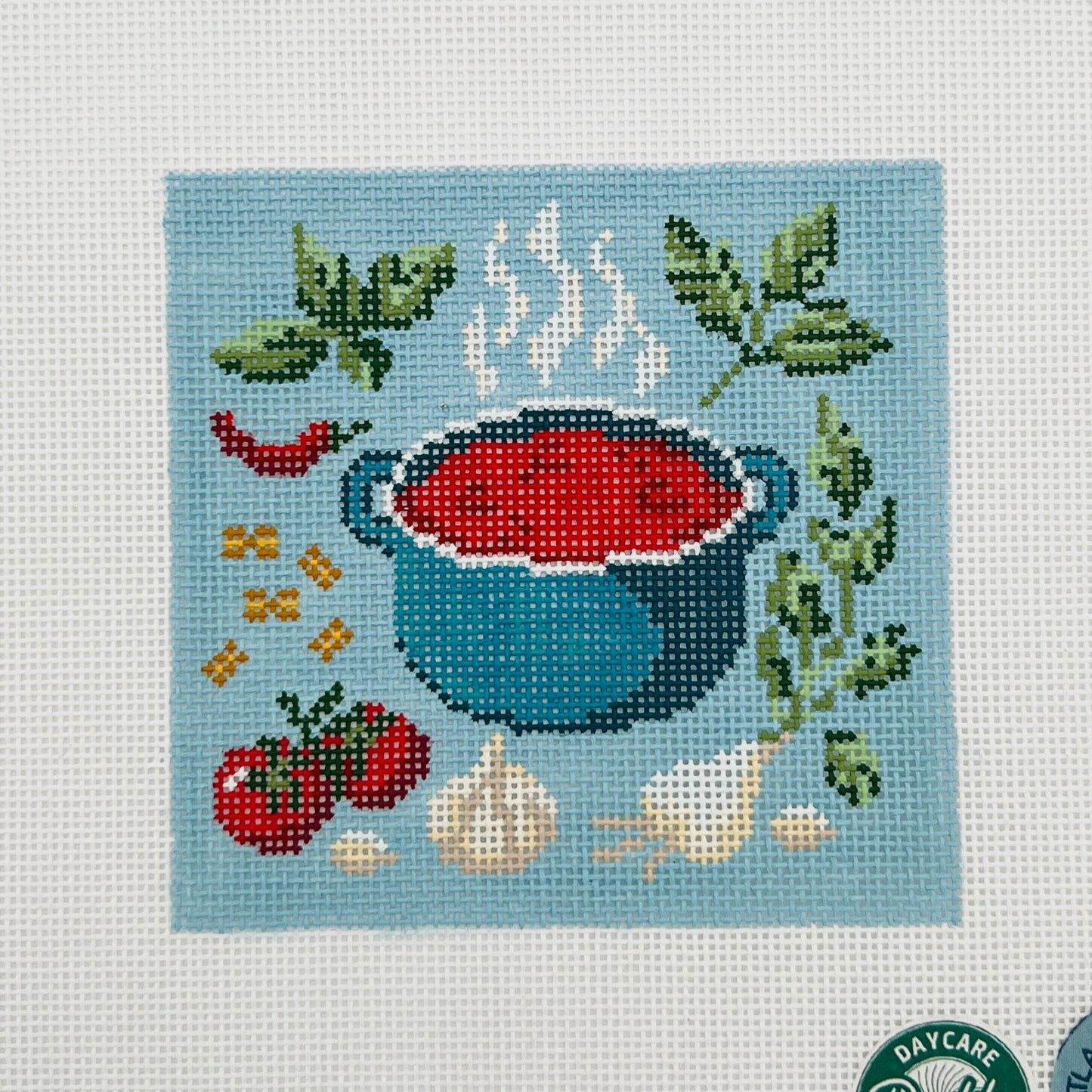 Sunday Sauce Needlepoint Canvas