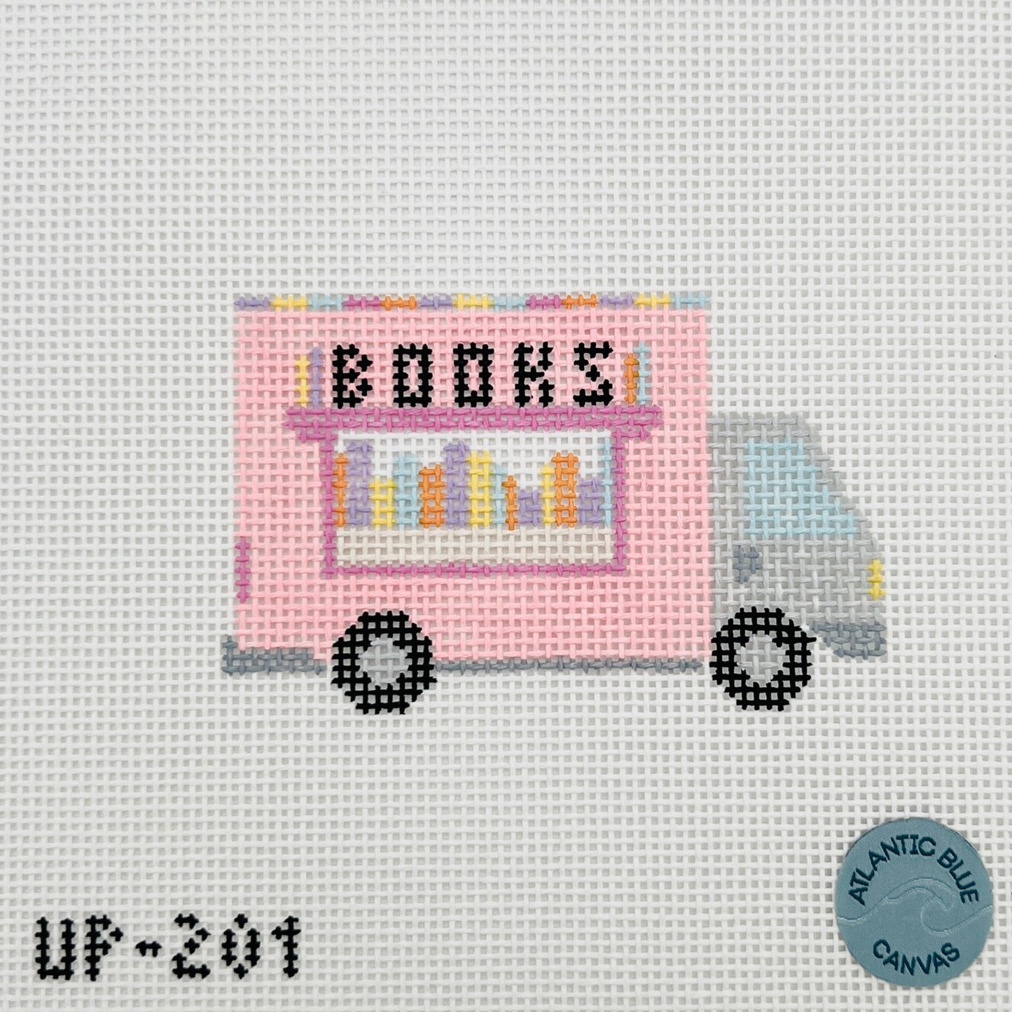 Book Mobile Needlepoint Canvas