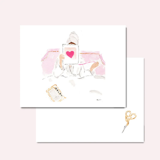 Flat Cards with Envelopes: I'd Rather Be Stitching