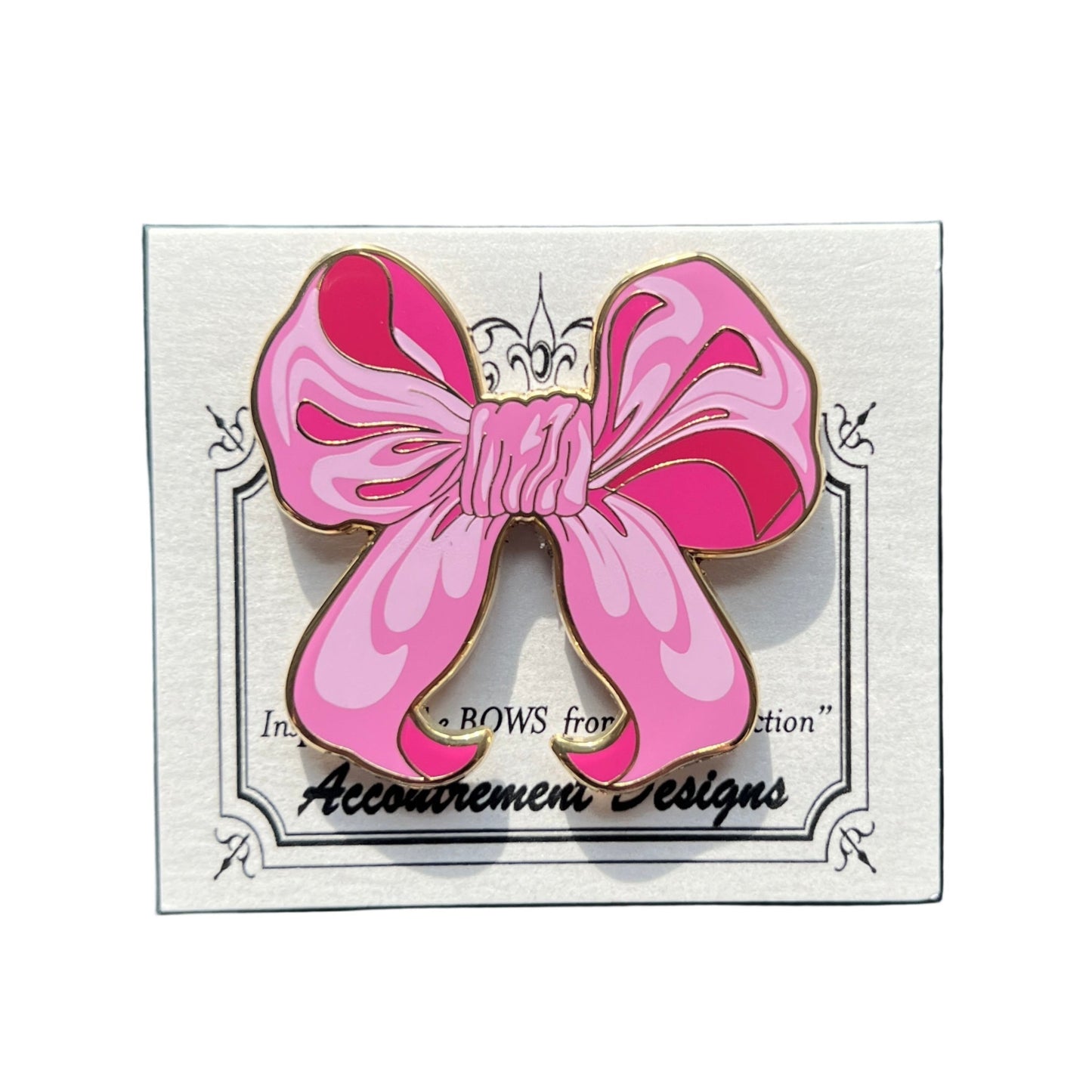 Pink Bow Needle Minder
