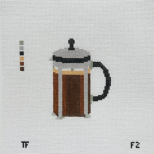 French Press Needlepoint Canvas