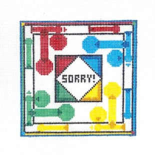 Sorry! Board Ornament Needlepoint Canvas
