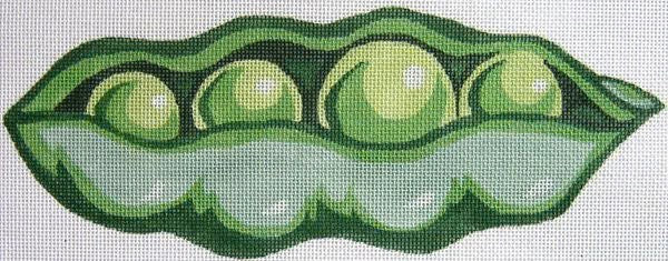 Large Peapod Pillow Needlepoint Canvas