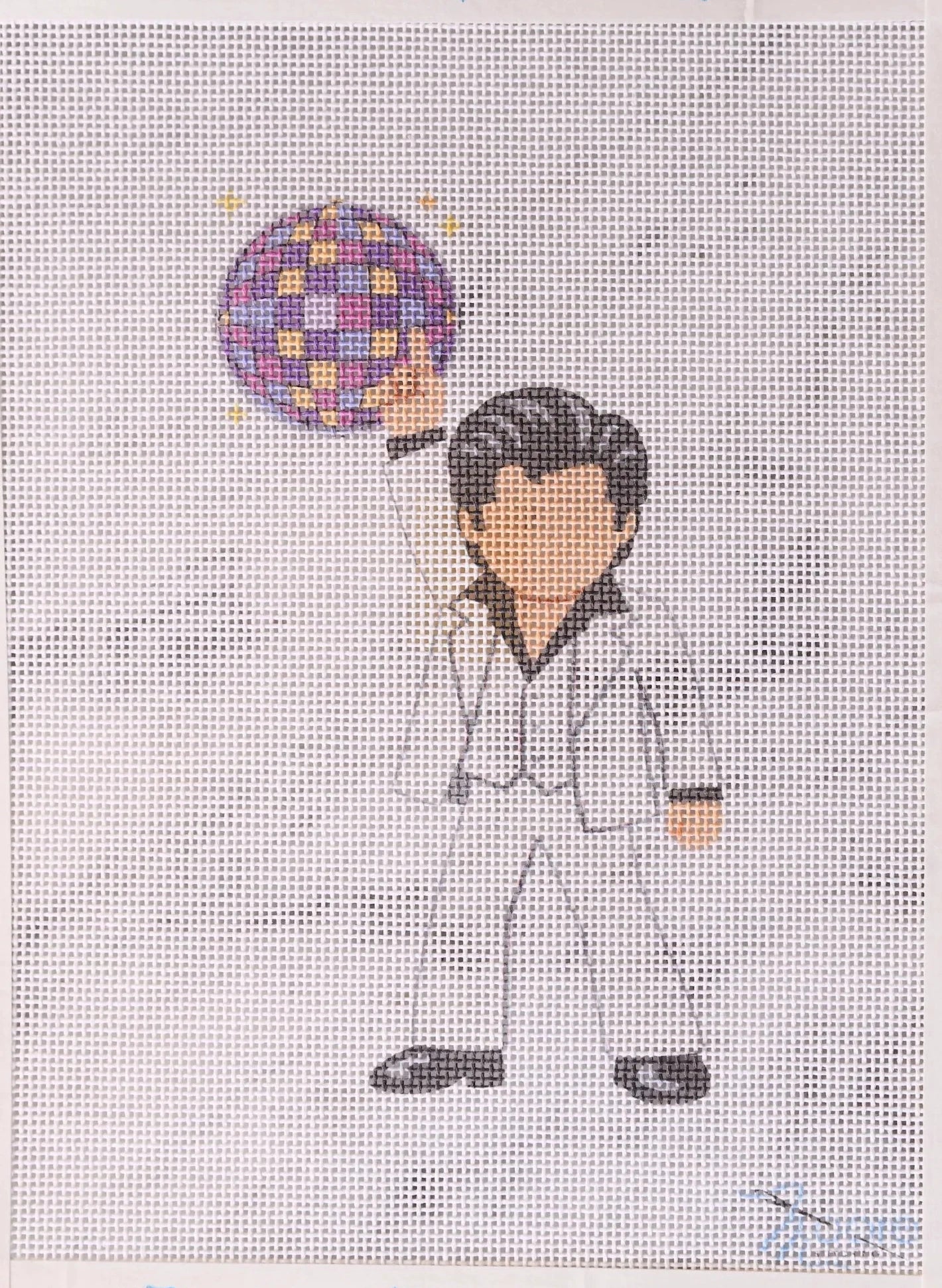 Stayin' Alive Needlepoint Canvas