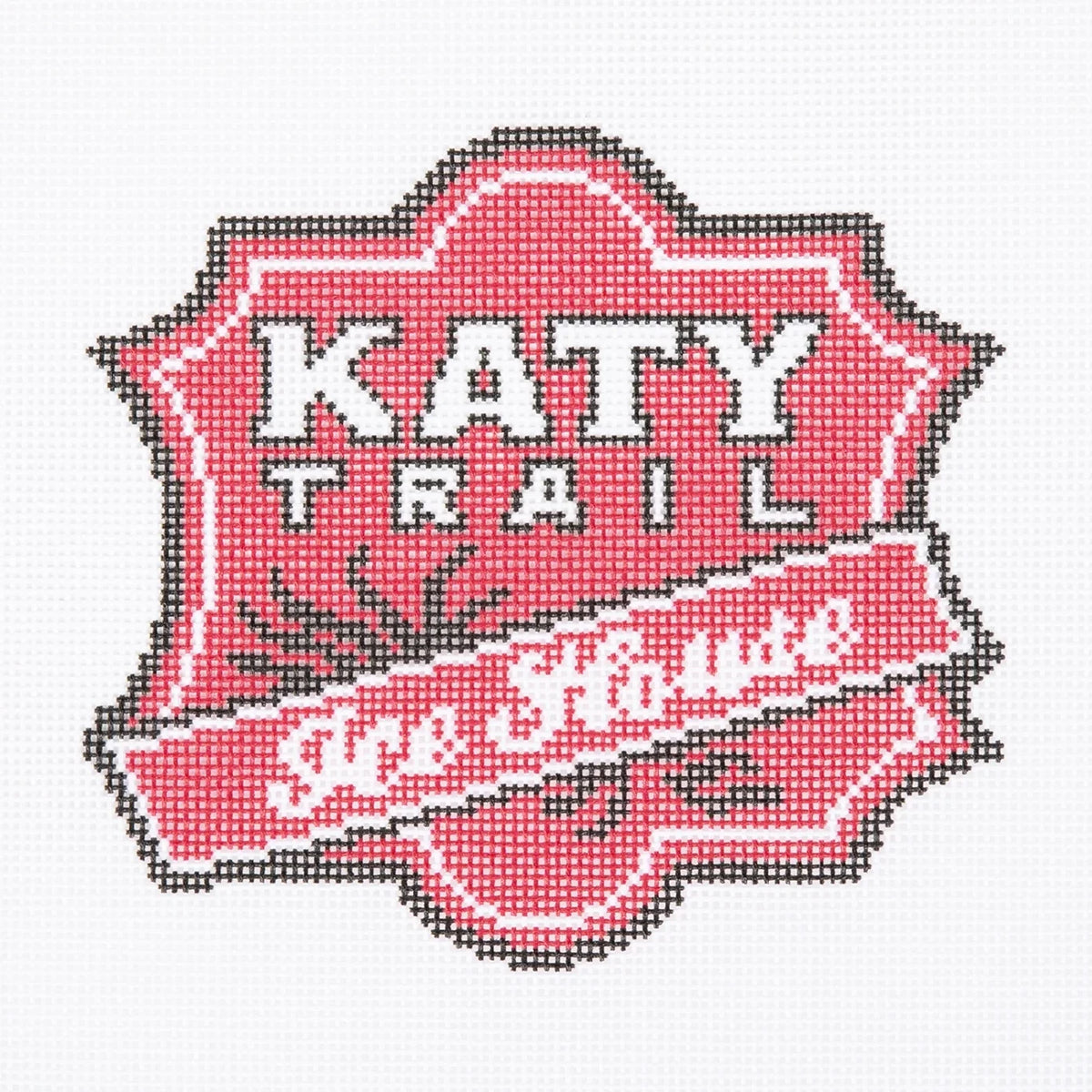 Katy Trail Ice House Needlepoint Canvas
