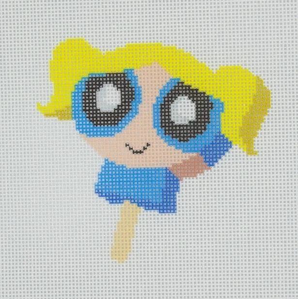 Popsicle Girl Needlepoint Canvas
