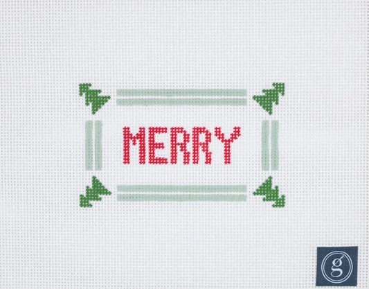 Merry Needlepoint Canvas