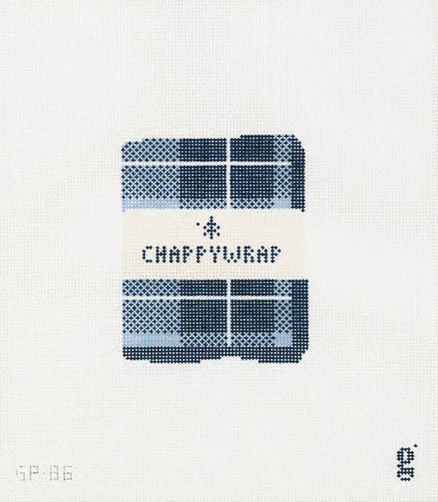Plaid Chappywrap Blanket Needlepoint Canvas