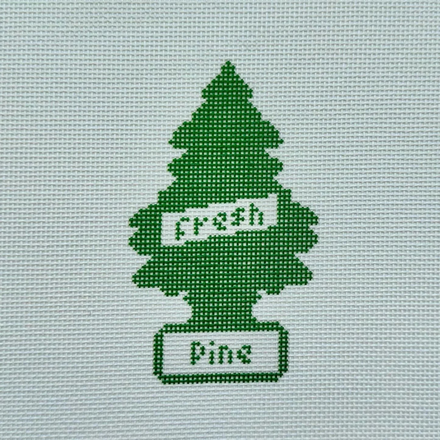 Pine Car Freshener Needlepoint Canvas