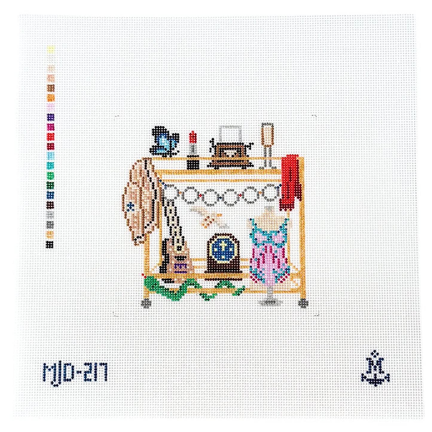 Eras Tour Bar Cart Needlepoint Canvas