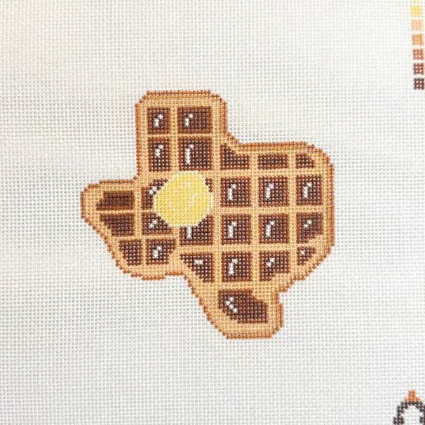 Texas Waffle Needlepoint Canvas