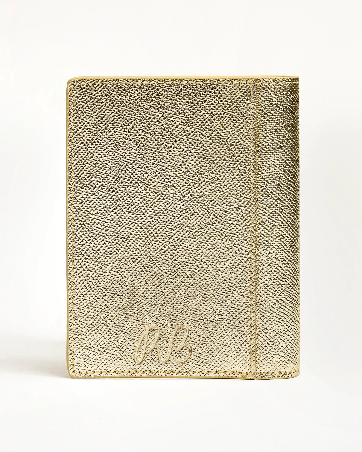 Self Finishing Gold Passport Cover