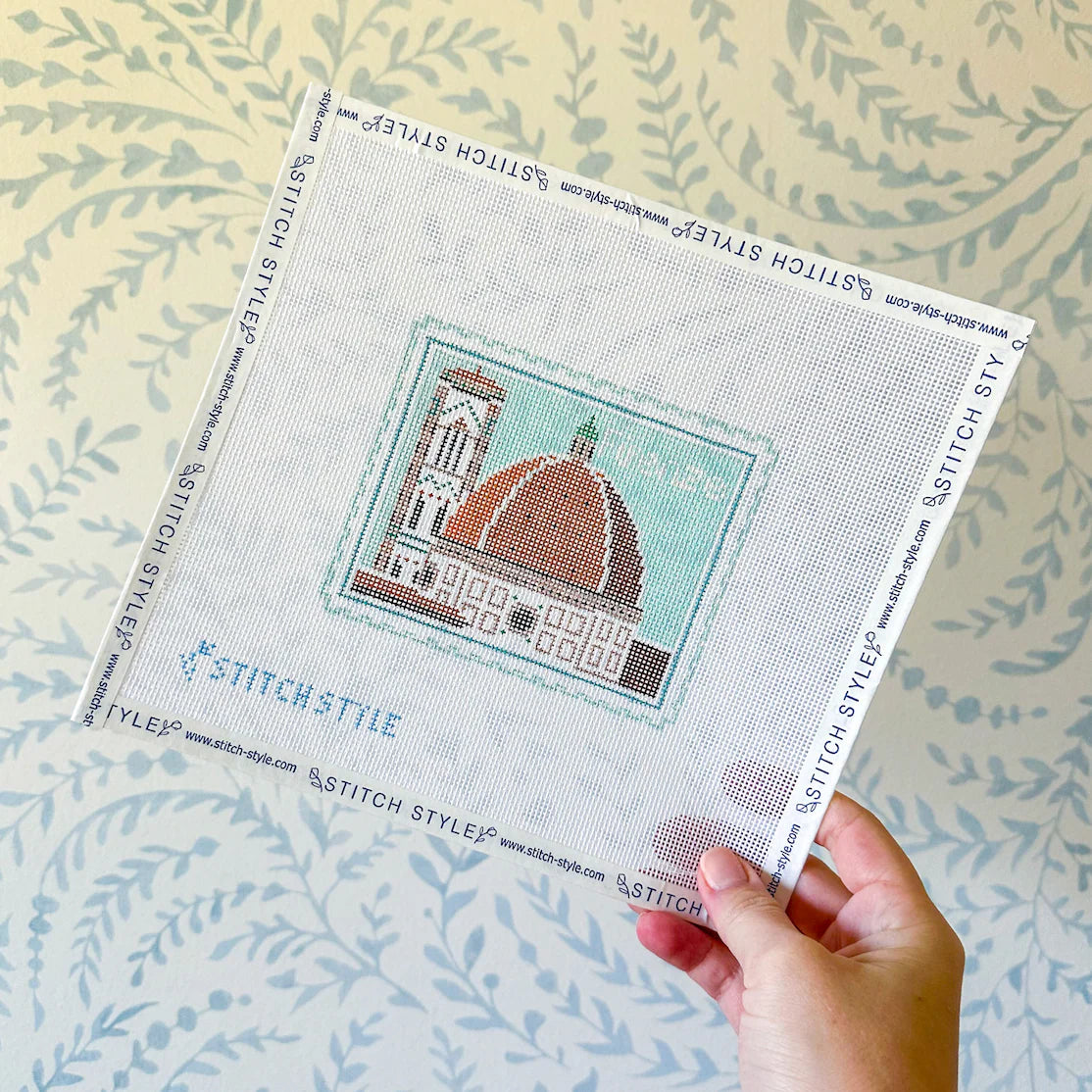 Florence Duomo Stamp Needlepoint Canvas