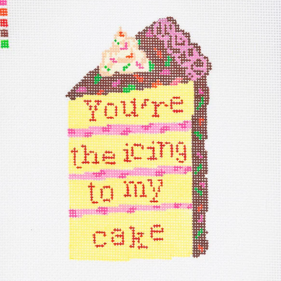 You're the Icing to my Cake Needlepoint Canvas