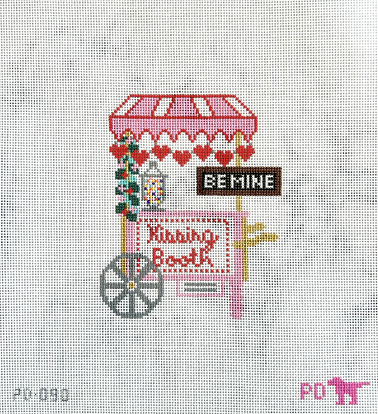 Kissing Booth Needlepoint Canvas