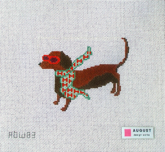 Dachsund Needlepoint Canvas