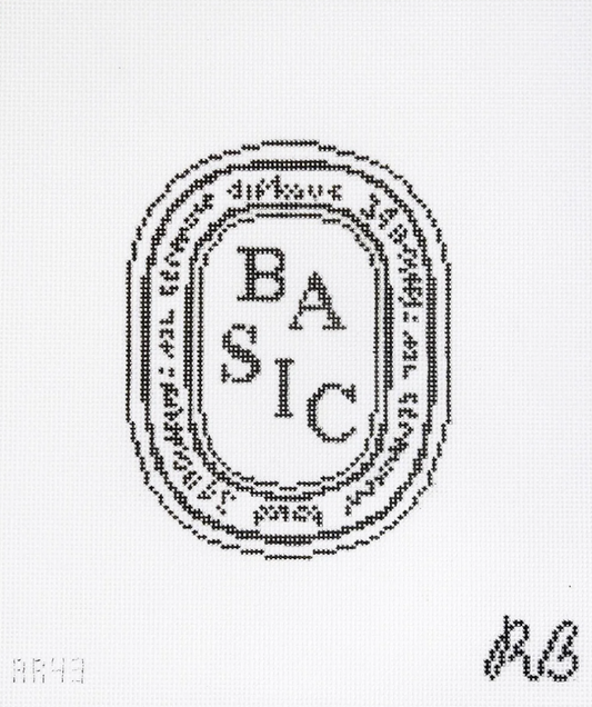 Basic Candle Needlepoint Canvas