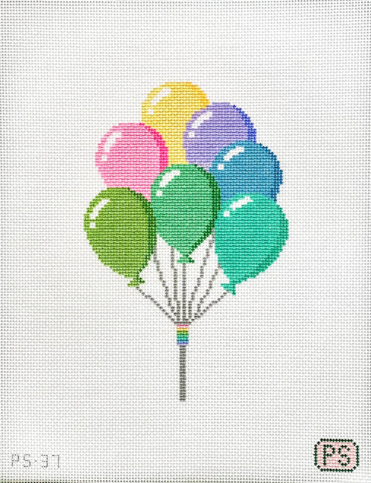 Balloon Bunch Needlepoint Canvas