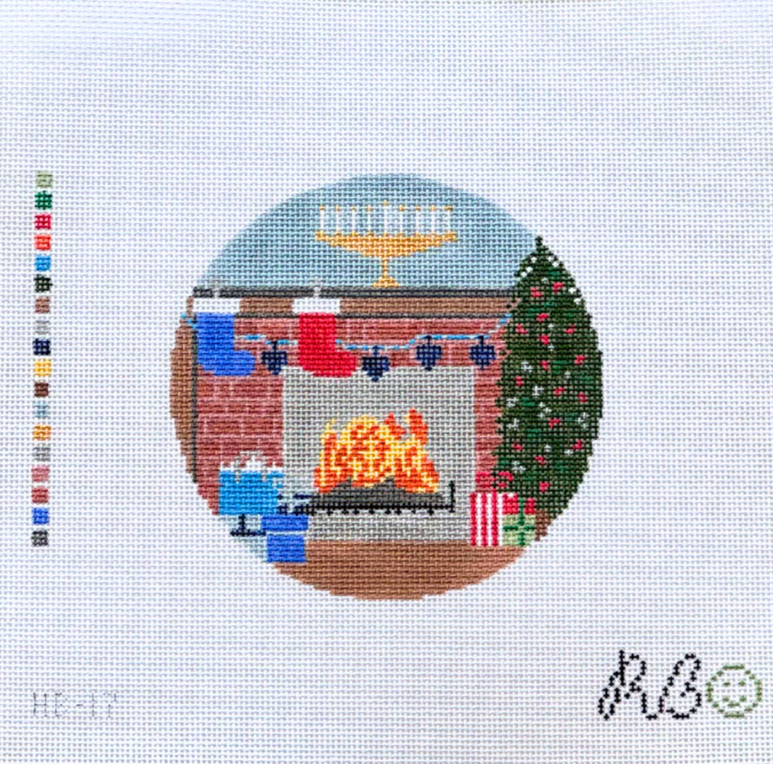 Interfaith Living Room Needlepoint Canvas