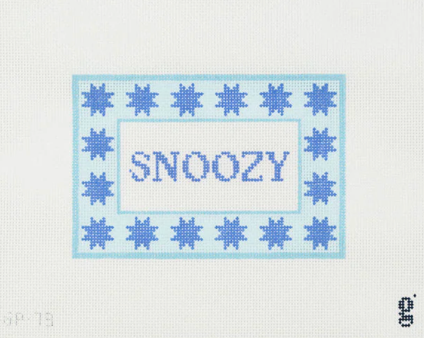 Snoozy Needlepoint Canvas