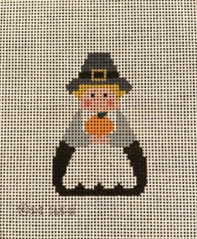 November Stitch-It Angel Needlepoint Canvas