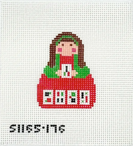 Mahjong Stitch-It Angel Needlepoint Canvas
