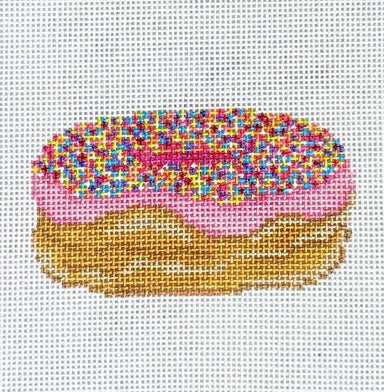 It's Sprinkles Strawberry Donut Needlepoint Canvas