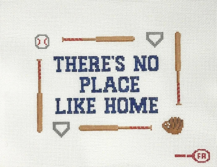 No Place Like Home (Baseball) Needlepoint Canvas