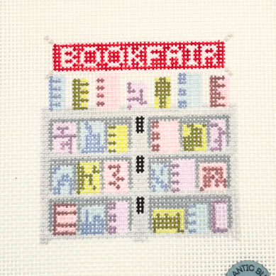 Book Fair Needlepoint Canvas