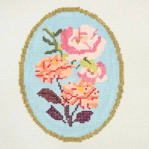 November Birth Flowers Needlepoint Canvas
