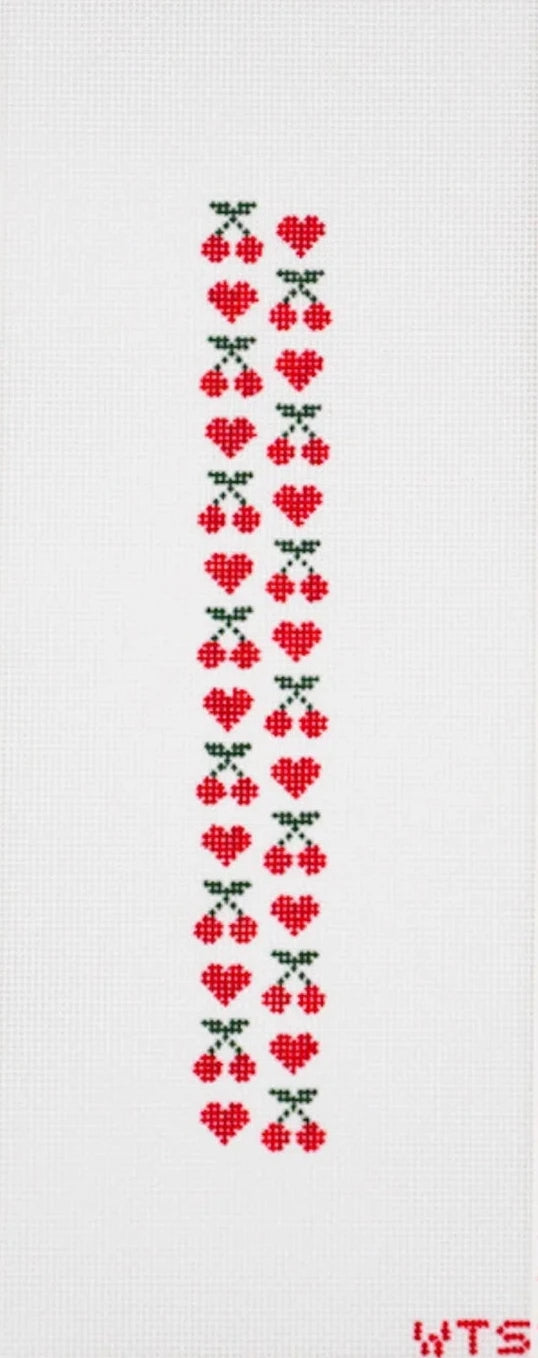 Cherry Keychain Needlepoint Canvas