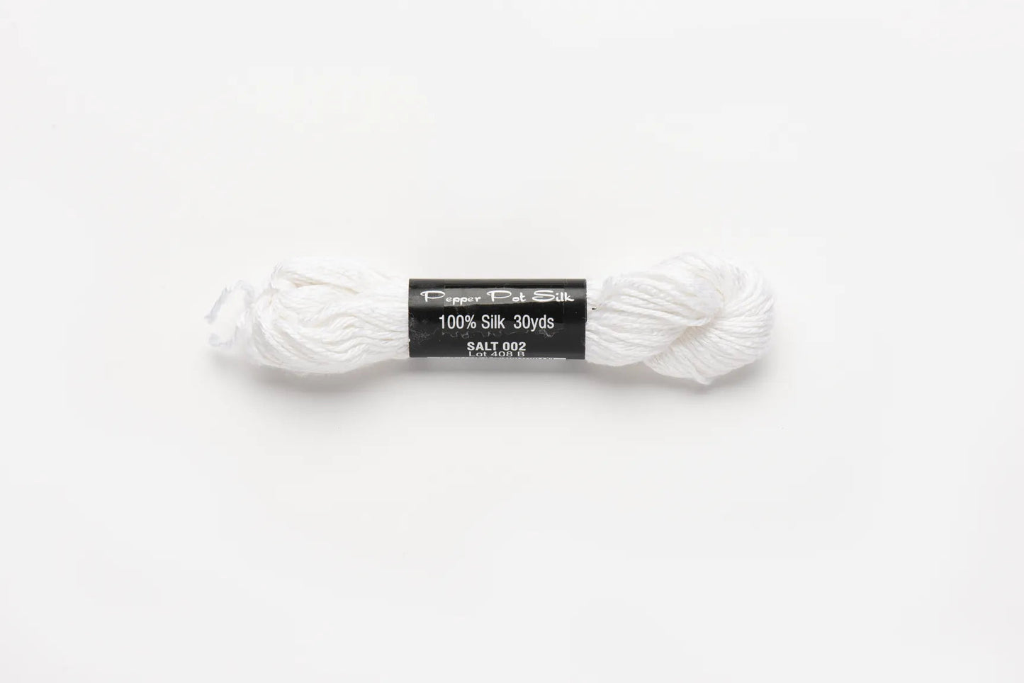 Pepper Pot Silk Thread - Salt 002 (White)