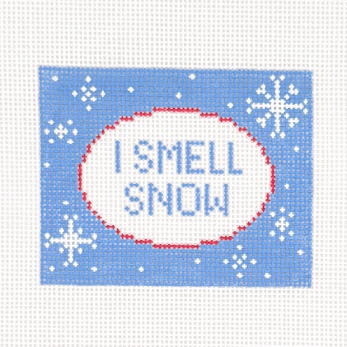 I Smell Snow Needlepoint Canvas