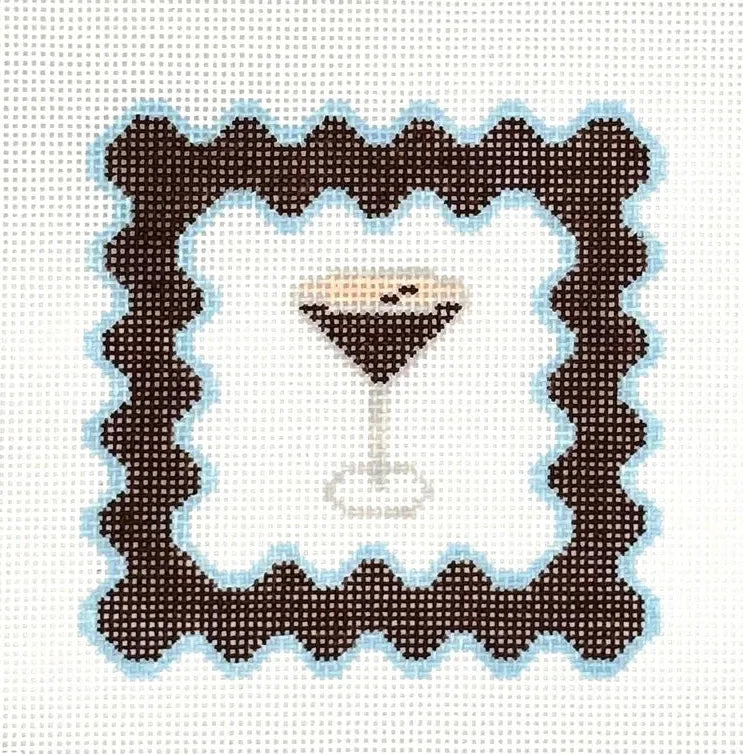 Espresso Martini Coaster Needlepoint Canvas