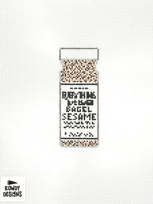 Everything Seasoning Needlepoint Canvas