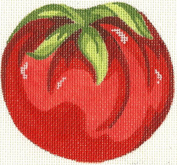 Tomato Needlepoint Canvas (Ornament Size)