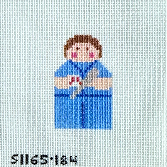 Baseball Boy Stitch-It Angel Needlepoint Canvas