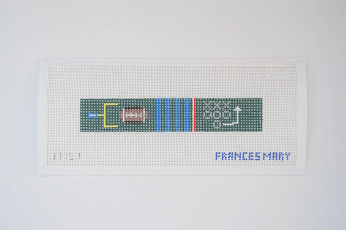 Football Key Fob Needlepoint Canvas