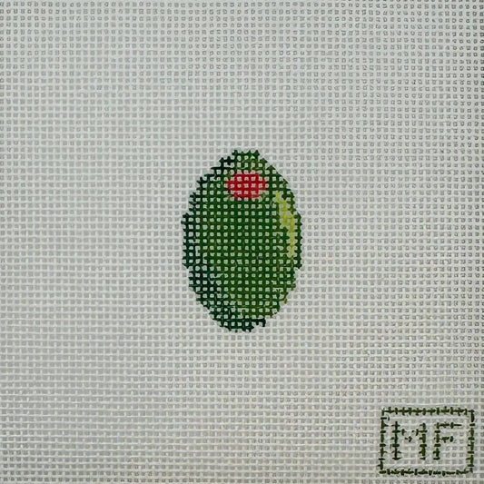 Mini Olive Needlepoint Canvas