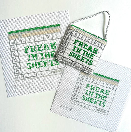 Freak in Sheets (18M) Needlepoint Canvas